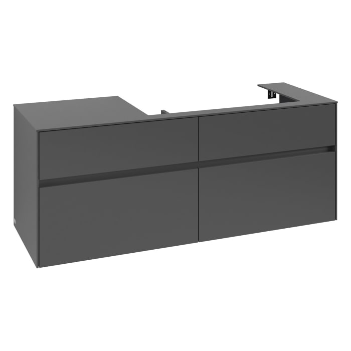 Villeroy & Boch Collaro Waschtischunterschrank 140 x 54,8 cm , mit 4 Auszügen