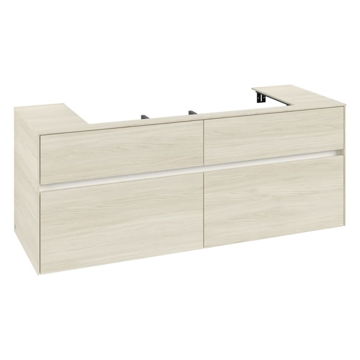 Villeroy & Boch Collaro Waschtischunterschrank 140 x 54,8 cm , mit 4 Auszügen