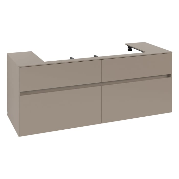 Villeroy & Boch Collaro Waschtischunterschrank 140 x 54,8 cm , mit 4 Auszügen