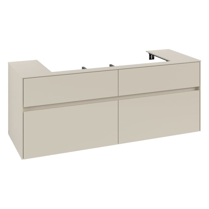 Villeroy & Boch Collaro Waschtischunterschrank 140 x 54,8 cm , mit 4 Auszügen