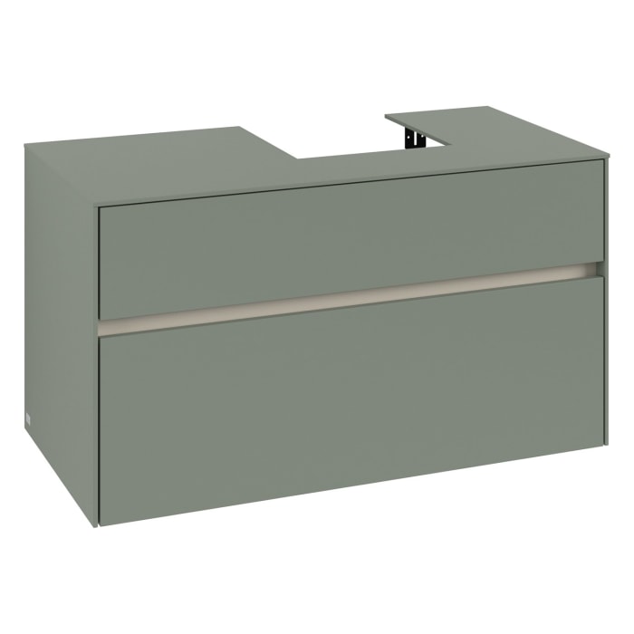 Villeroy & Boch Collaro Waschtischunterschrank 100 x 54,8 cm , mit LED-Beleuchtung, mit 2 Auszügen