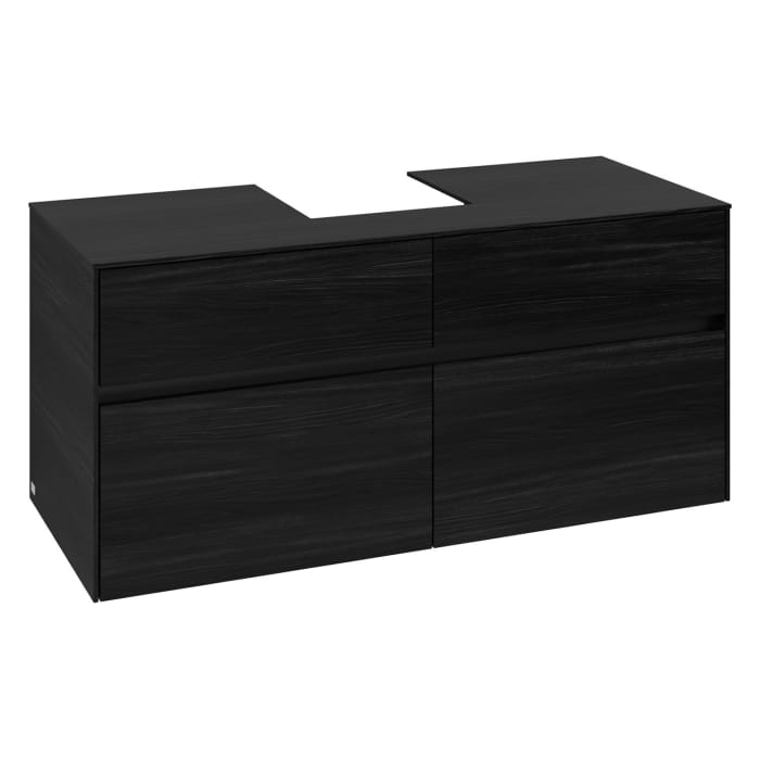 Villeroy & Boch Collaro Waschtischunterschrank 120 x 54,8 cm , mit LED-Beleuchtung, mit 4 Auszügen