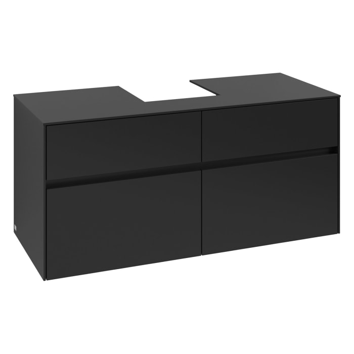 Villeroy & Boch Collaro Waschtischunterschrank 120 x 54,8 cm , mit LED-Beleuchtung, mit 4 Auszügen