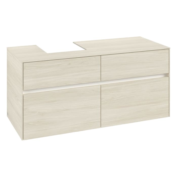 Villeroy & Boch Collaro Waschtischunterschrank 120 x 54,8 cm , mit LED-Beleuchtung, mit 4 Auszügen