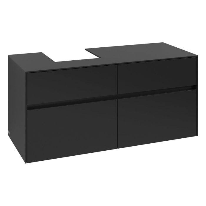 Villeroy & Boch Collaro Waschtischunterschrank 120 x 54,8 cm , mit LED-Beleuchtung, mit 4 Auszügen