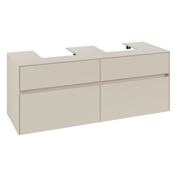 Villeroy & Boch Collaro Waschtischunterschrank 140 x 54,8 cm , mit 4 Auszügen