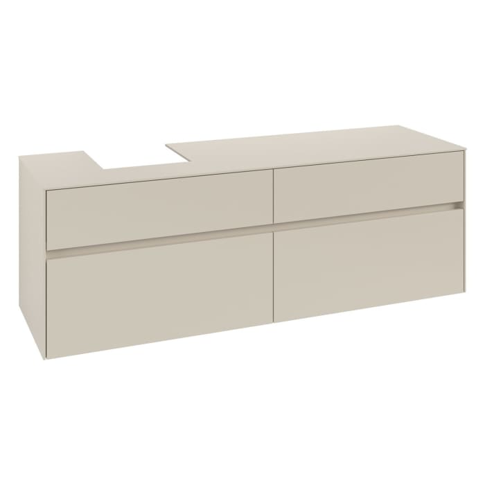 Villeroy & Boch Collaro Waschtischunterschrank 160 x 54,8 cm , mit 4 Auszügen
