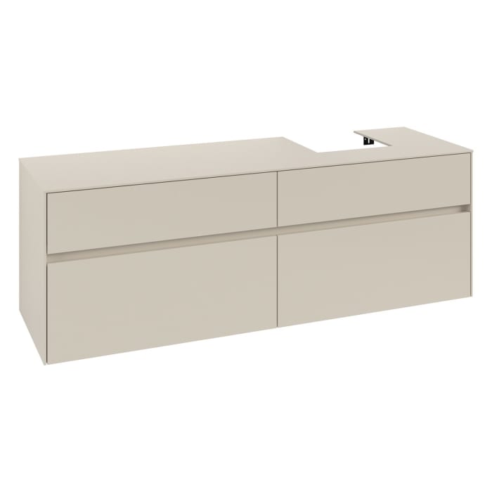 Villeroy & Boch Collaro Waschtischunterschrank 160 x 54,8 cm , mit 4 Auszügen