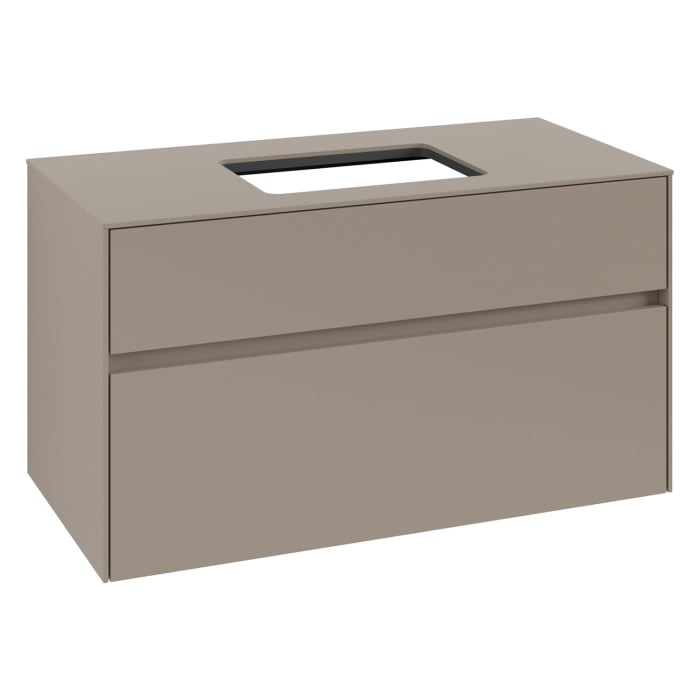 Villeroy & Boch Collaro Waschtischunterschrank 100 x 54,8 cm , mit 2 Auszügen