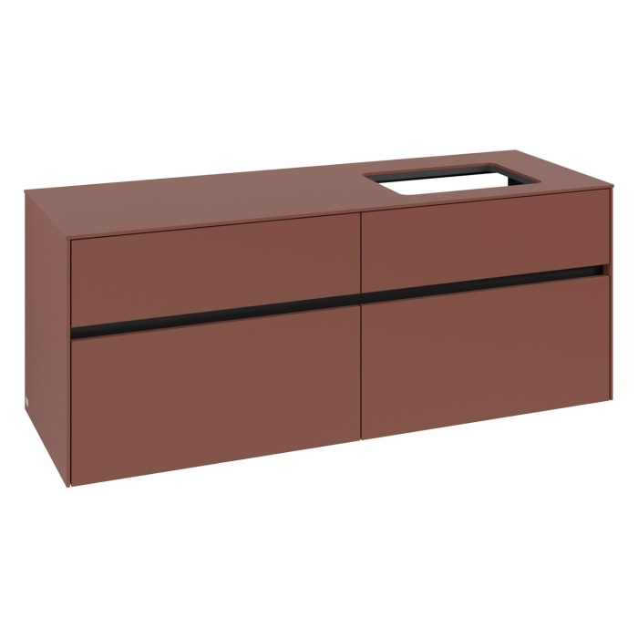 Villeroy & Boch Collaro Waschtischunterschrank 140 x 54,8 cm , mit 4 Auszügen
