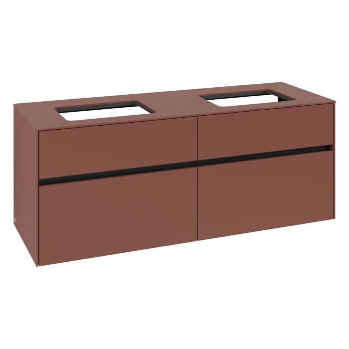 Villeroy & Boch Collaro Waschtischunterschrank 140 x 54,8 cm , mit 4 Auszügen