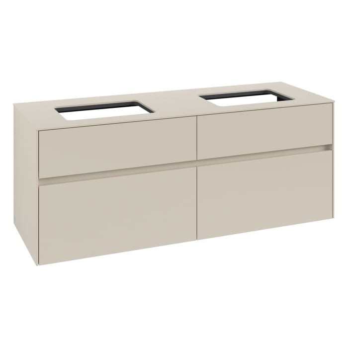 Villeroy & Boch Collaro Waschtischunterschrank 140 x 54,8 cm , mit 4 Auszügen