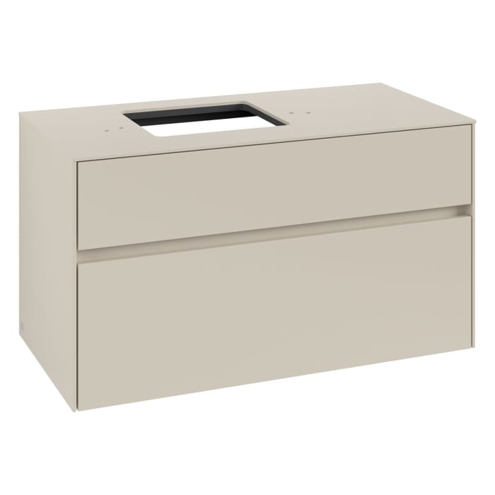 Villeroy & Boch Collaro Waschtischunterschrank 100 x 54,8 cm , mit 2 Auszügen