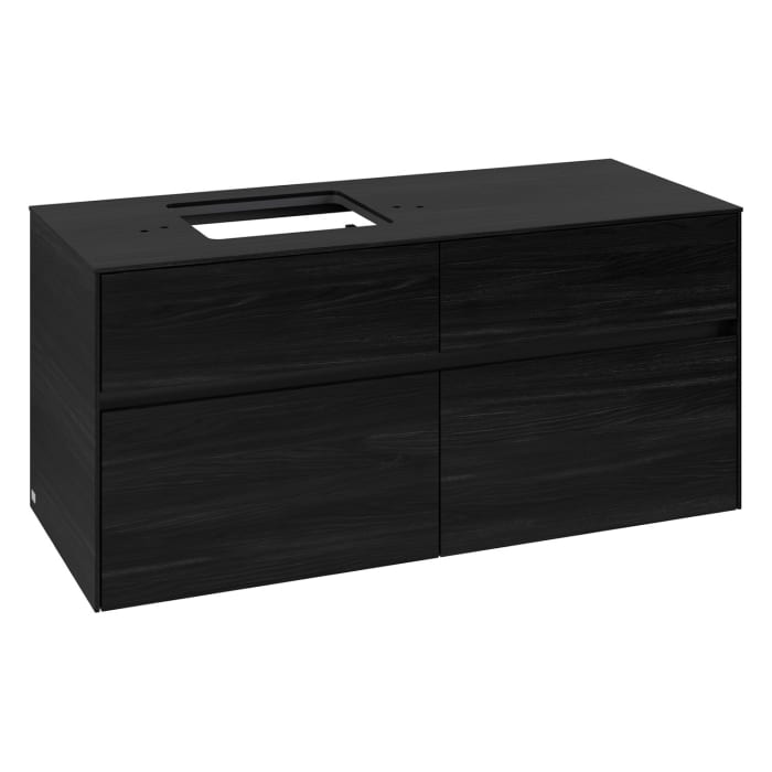 Villeroy & Boch Collaro Waschtischunterschrank 120 x 54,8 cm , mit LED-Beleuchtung, mit 4 Auszügen