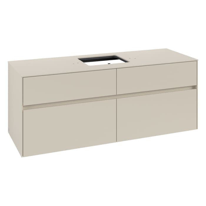 Villeroy & Boch Collaro Waschtischunterschrank 140 x 54,8 cm , mit 4 Auszügen
