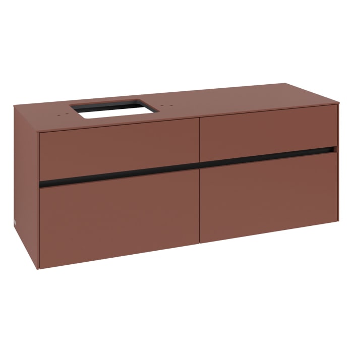 Villeroy & Boch Collaro Waschtischunterschrank 140 x 54,8 cm , mit 4 Auszügen