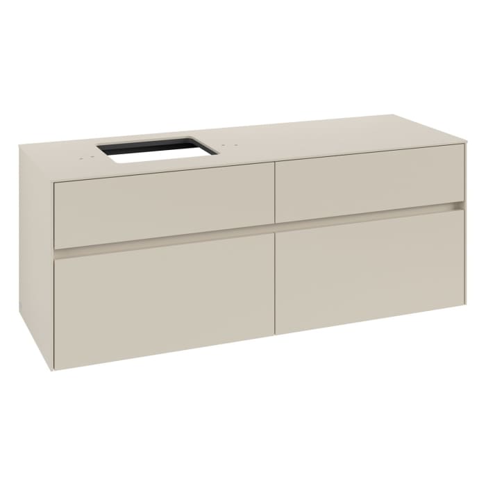 Villeroy & Boch Collaro Waschtischunterschrank 140 x 54,8 cm , mit 4 Auszügen