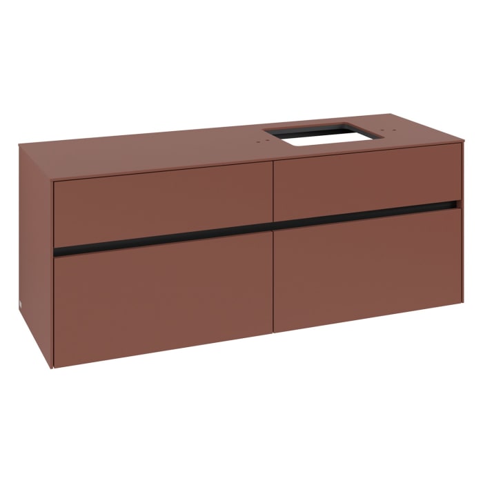 Villeroy & Boch Collaro Waschtischunterschrank 140 x 54,8 cm , mit 4 Auszügen
