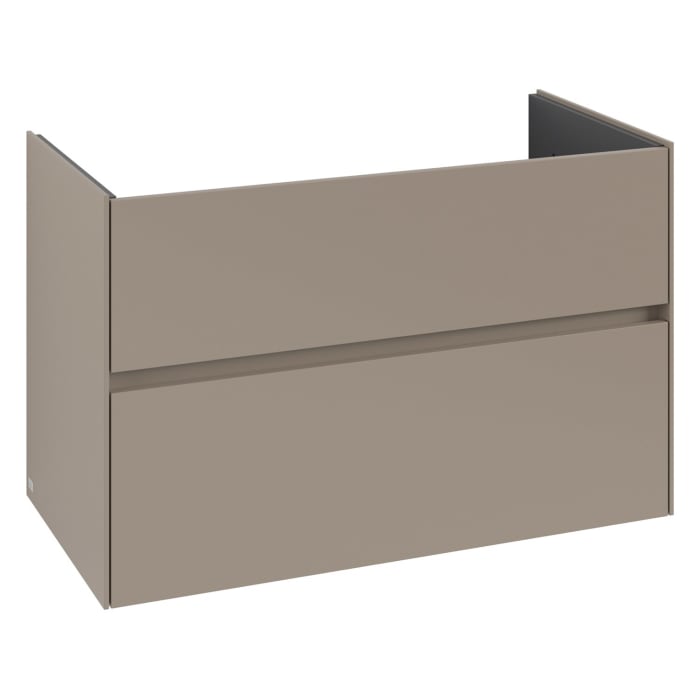 Villeroy & Boch Collaro Waschtischunterschrank 96,1 x 61 cm , mit LED-Beleuchtung, mit 2 Auszügen