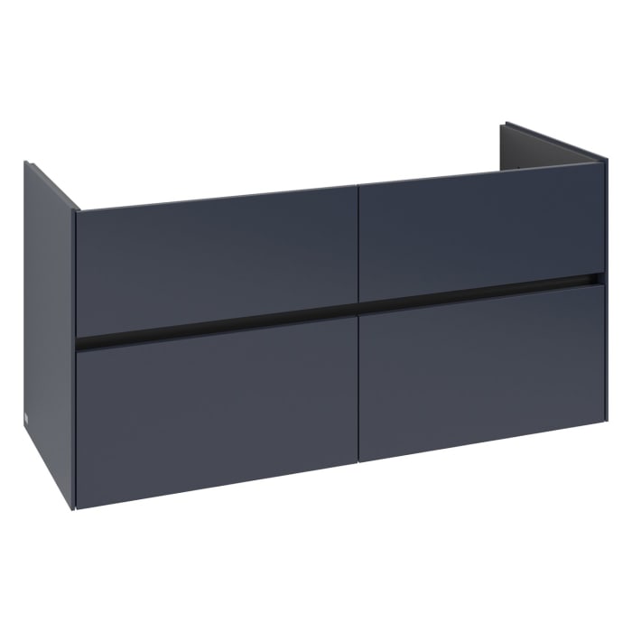 Villeroy & Boch Collaro Waschtischunterschrank 126,1 x 61 cm , mit LED-Beleuchtung, mit 4 Auszügen