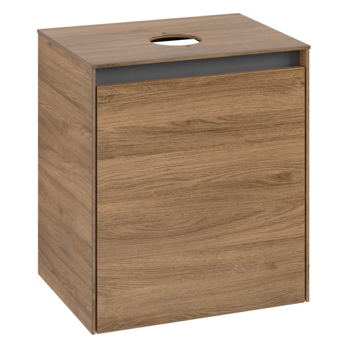 Villeroy & Boch Collaro Waschtischunterschrank 50 x 54,8 cm , mit 1 Tür, Anschlag links