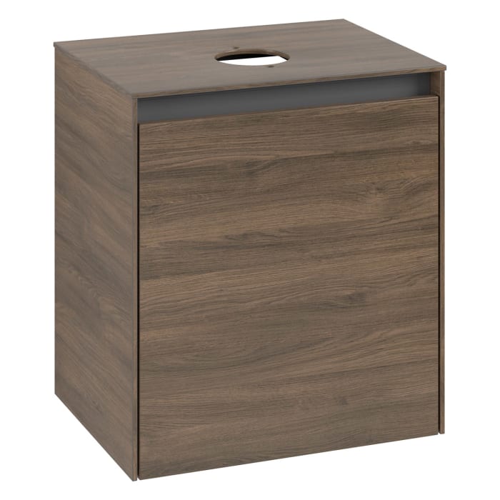 Villeroy & Boch Collaro Waschtischunterschrank 50 x 54,8 cm , mit 1 Tür, Anschlag links