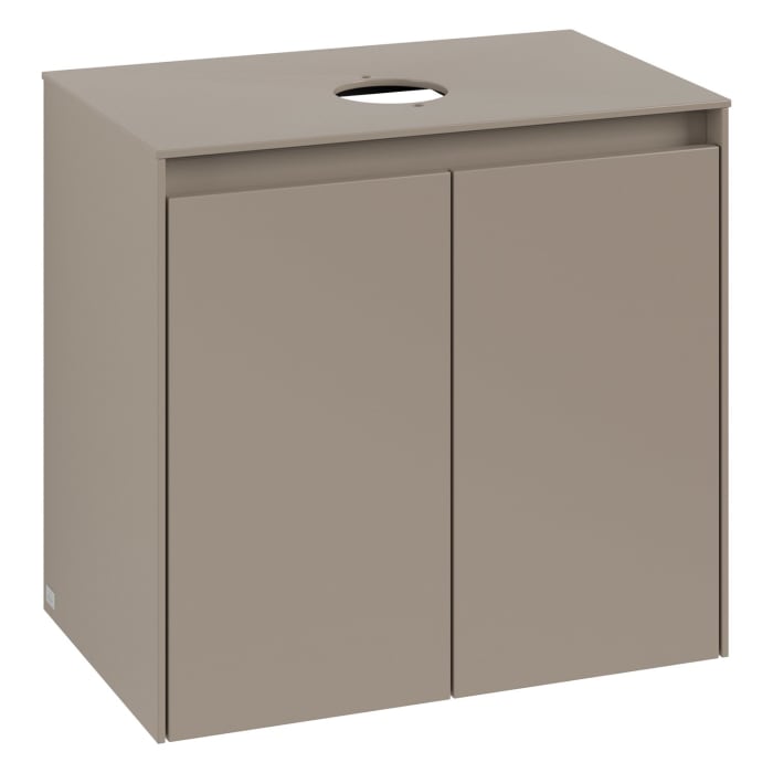 Villeroy & Boch Collaro Waschtischunterschrank 60 x 54,8 cm , mit LED-Beleuchtung, mit 2 Türen