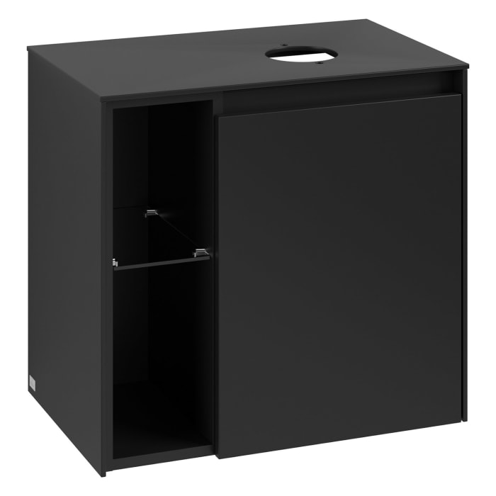 Villeroy & Boch Collaro Waschtischunterschrank 60 x 54,8 cm , mit LED-Beleuchtung, mit 1 Tür, Anschlag rechts