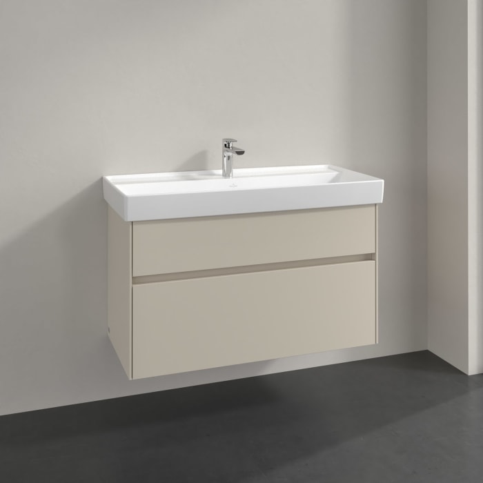 Villeroy & Boch Collaro Waschtischunterschrank 95,4 x 54,6 cm , mit 2 Auszügen