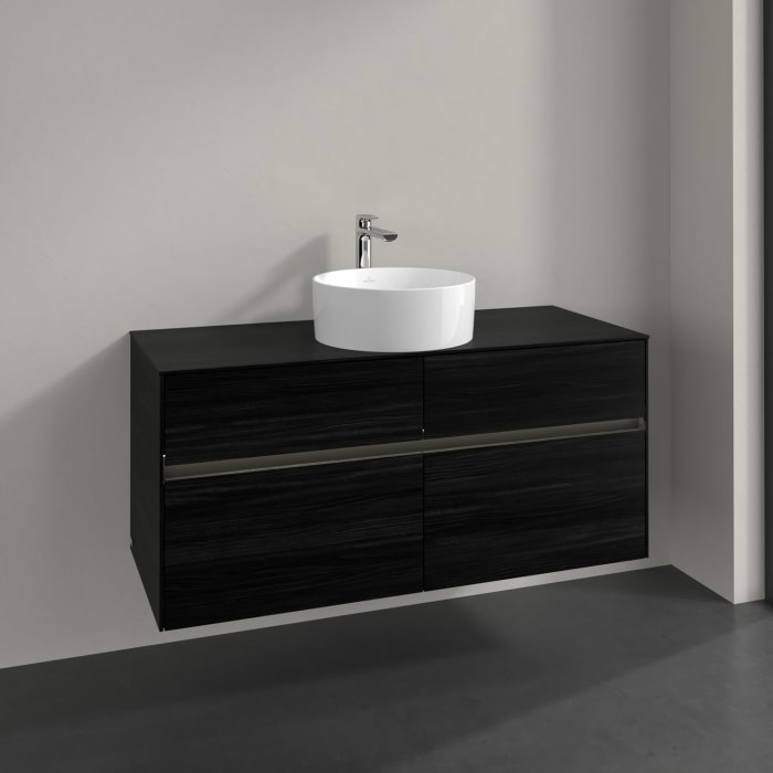 Villeroy & Boch Collaro Waschtischunterschrank 120 x 54,8 cm , mit LED-Beleuchtung, mit 4 Auszügen