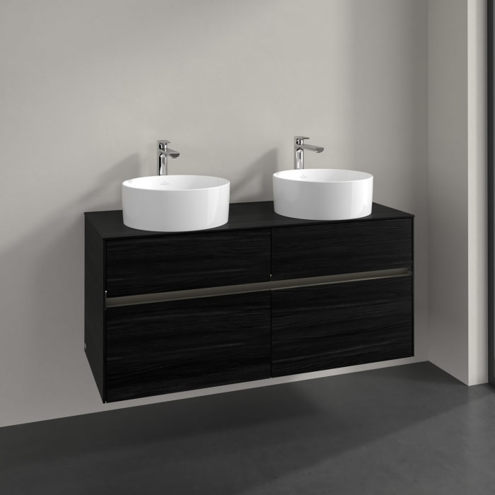 Villeroy & Boch Collaro Waschtischunterschrank 120 x 54,8 cm , mit LED-Beleuchtung, mit 4 Auszügen