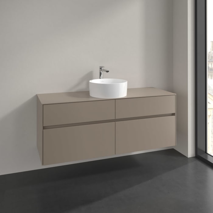 Villeroy & Boch Collaro Waschtischunterschrank 140 x 54,8 cm , mit 4 Auszügen