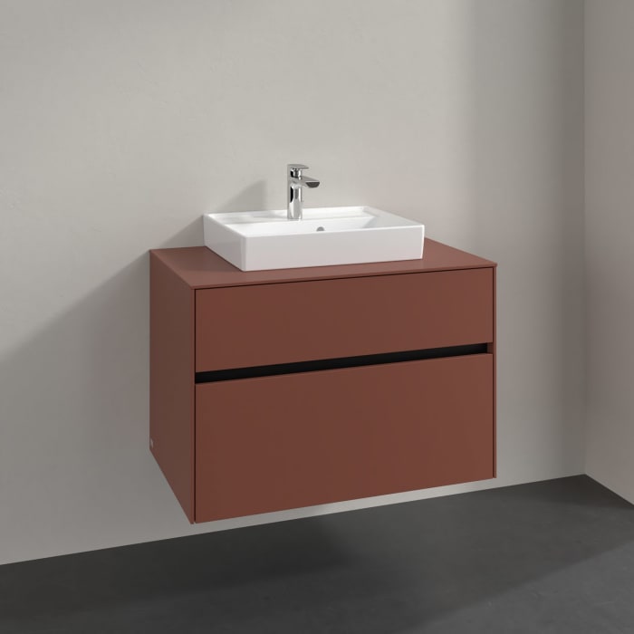 Villeroy & Boch Collaro Waschtischunterschrank 80 x 54,8 cm , mit 2 Auszügen