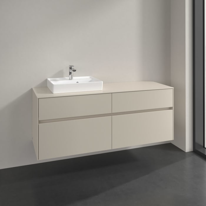 Villeroy & Boch Collaro Waschtischunterschrank 140 x 54,8 cm , mit 4 Auszügen