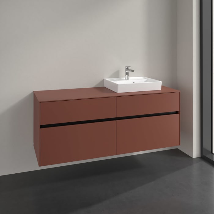 Villeroy & Boch Collaro Waschtischunterschrank 140 x 54,8 cm , mit 4 Auszügen