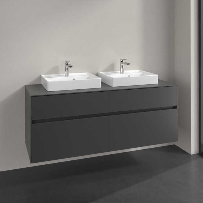 Villeroy & Boch Collaro Waschtischunterschrank 140 x 54,8 cm , mit 4 Auszügen