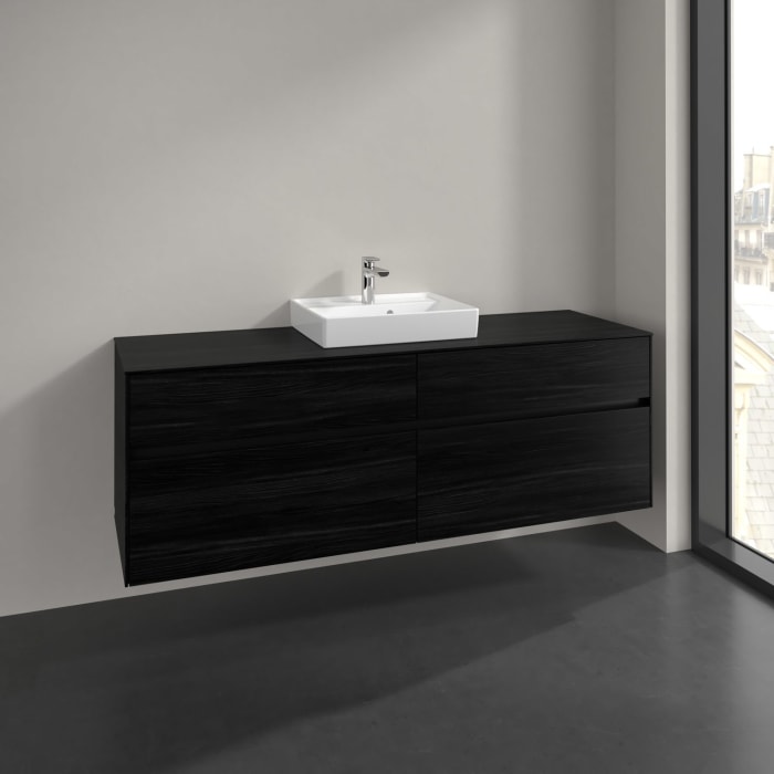 Villeroy & Boch Collaro Waschtischunterschrank 160 x 54,8 cm , mit 4 Auszügen