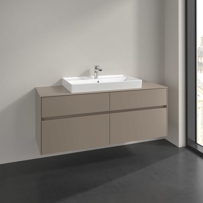 Villeroy & Boch Collaro Waschtischunterschrank 140 x 54,8 cm , mit 4 Auszügen