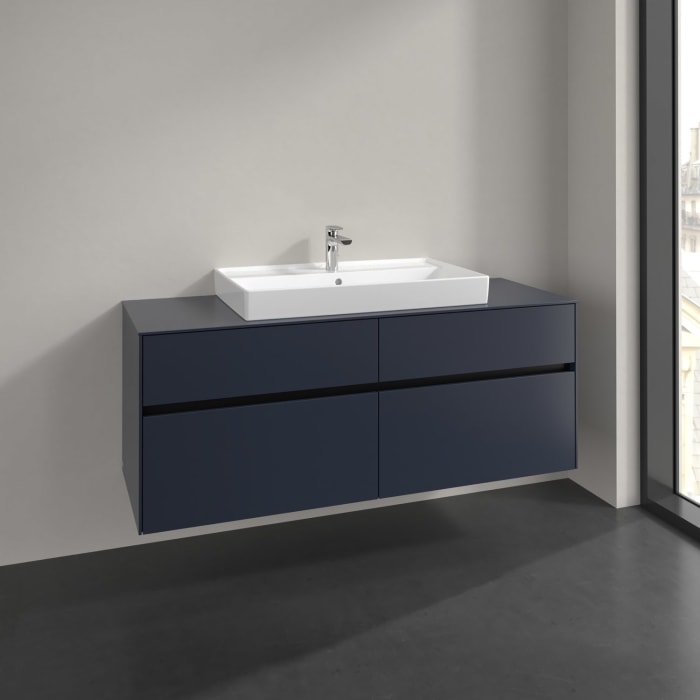 Villeroy & Boch Collaro Waschtischunterschrank 140 x 54,8 cm , mit 4 Auszügen