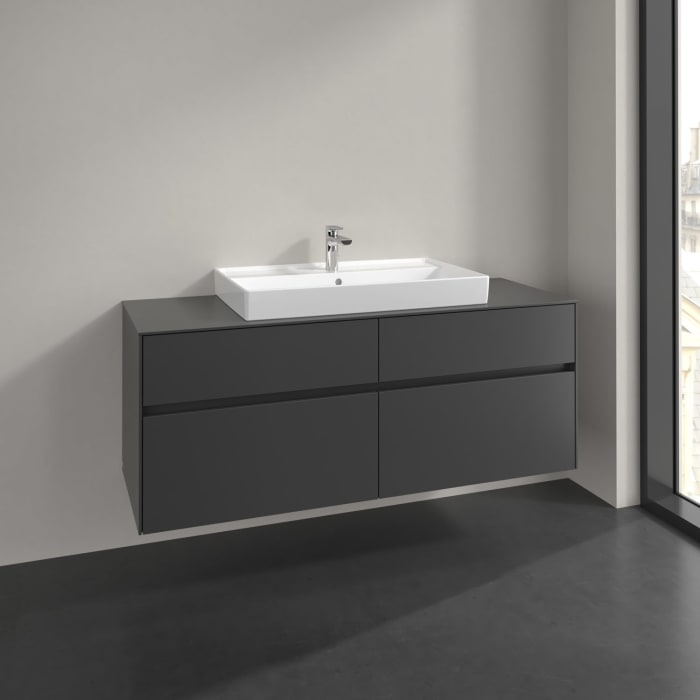 Villeroy & Boch Collaro Waschtischunterschrank 140 x 54,8 cm , mit 4 Auszügen