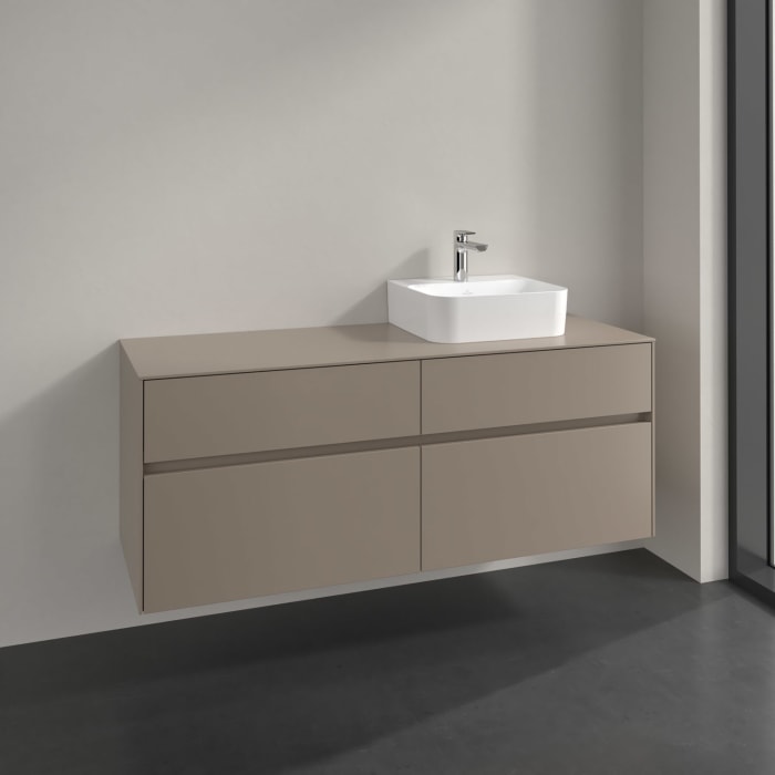 Villeroy & Boch Collaro Waschtischunterschrank 140 x 54,8 cm , mit 4 Auszügen