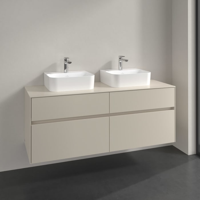 Villeroy & Boch Collaro Waschtischunterschrank 140 x 54,8 cm , mit 4 Auszügen