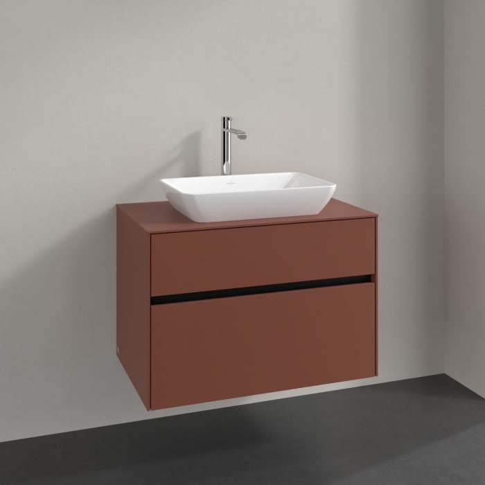 Villeroy & Boch Collaro Waschtischunterschrank 80 x 54,8 cm , mit 2 Auszügen