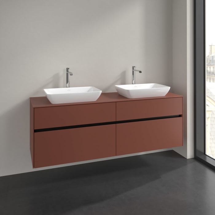 Villeroy & Boch Collaro Waschtischunterschrank 160 x 54,8 cm , mit 4 Auszügen