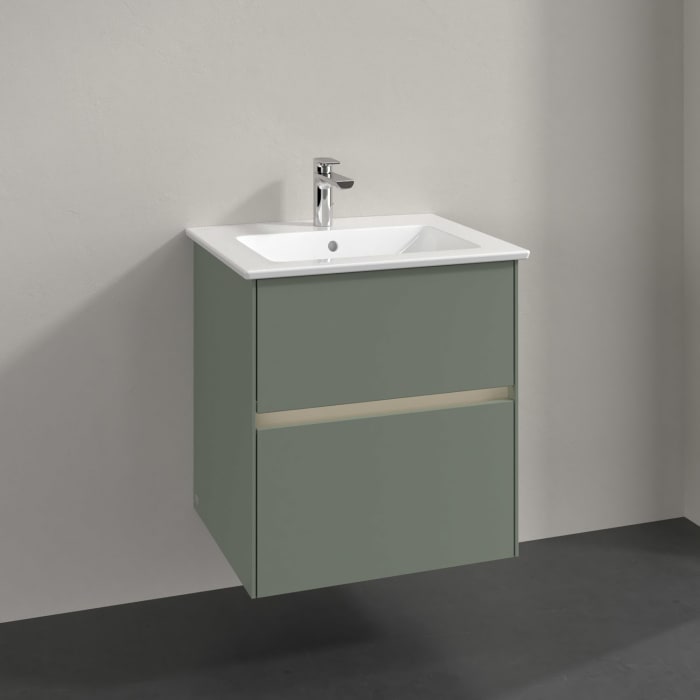 Villeroy & Boch Collaro Waschtischunterschrank 56,1 x 61 cm , mit LED-Beleuchtung, mit 2 Auszügen