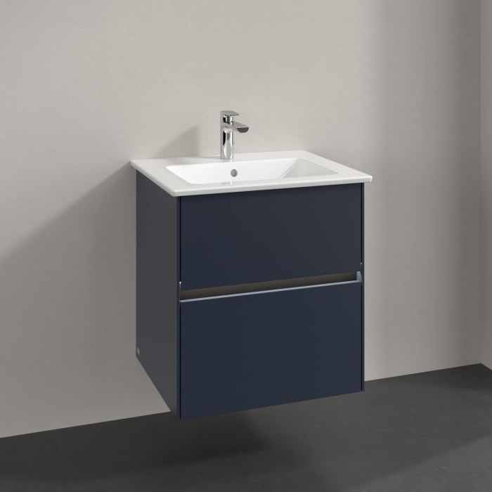 Villeroy & Boch Collaro Waschtischunterschrank 56,1 x 61 cm , mit LED-Beleuchtung, mit 2 Auszügen