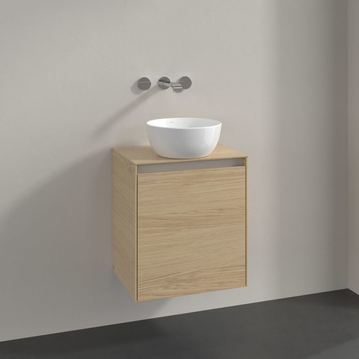 Villeroy & Boch Collaro Waschtischunterschrank 50 x 54,8 cm , mit 1 Tür, Anschlag links