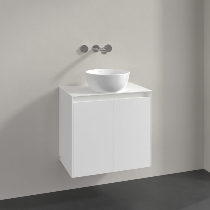Villeroy & Boch Collaro Waschtischunterschrank 60 x 54,8 cm , mit LED-Beleuchtung, mit 2 Türen