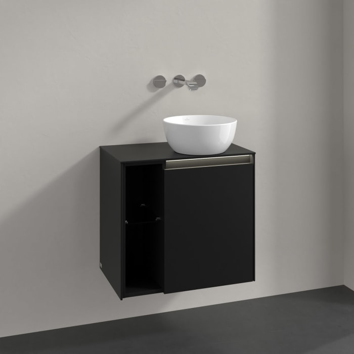 Villeroy & Boch Collaro Waschtischunterschrank 60 x 54,8 cm , mit LED-Beleuchtung, mit 1 Tür, Anschlag rechts