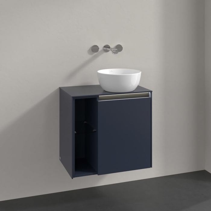 Villeroy & Boch Collaro Waschtischunterschrank 60 x 54,8 cm , mit LED-Beleuchtung, mit 1 Tür, Anschlag rechts